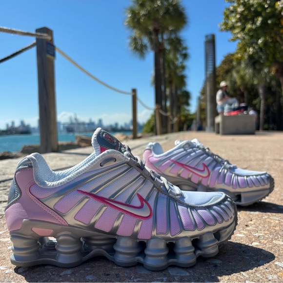Nike Shoes - Nike Shox TL 💅 Platinum Pink Foam Metallic Sneakers Shoes HV2520-001 Sz 6.5 7.5